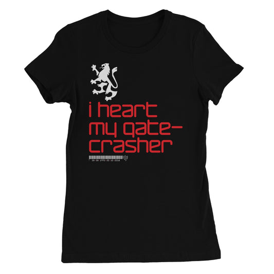 I Heart My Gatecrasher  Womens Favourite T-Shirt