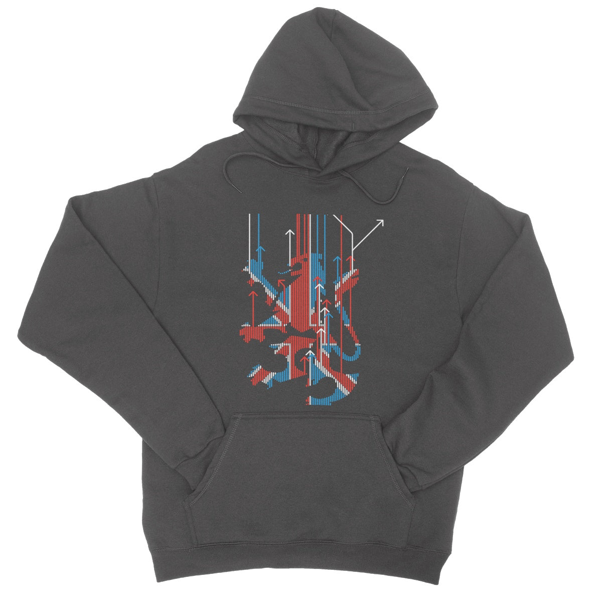 Union Jacker Rules The World College Hoodie