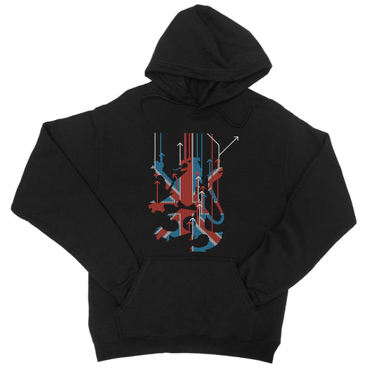 Union Jacker Rules The World College Hoodie